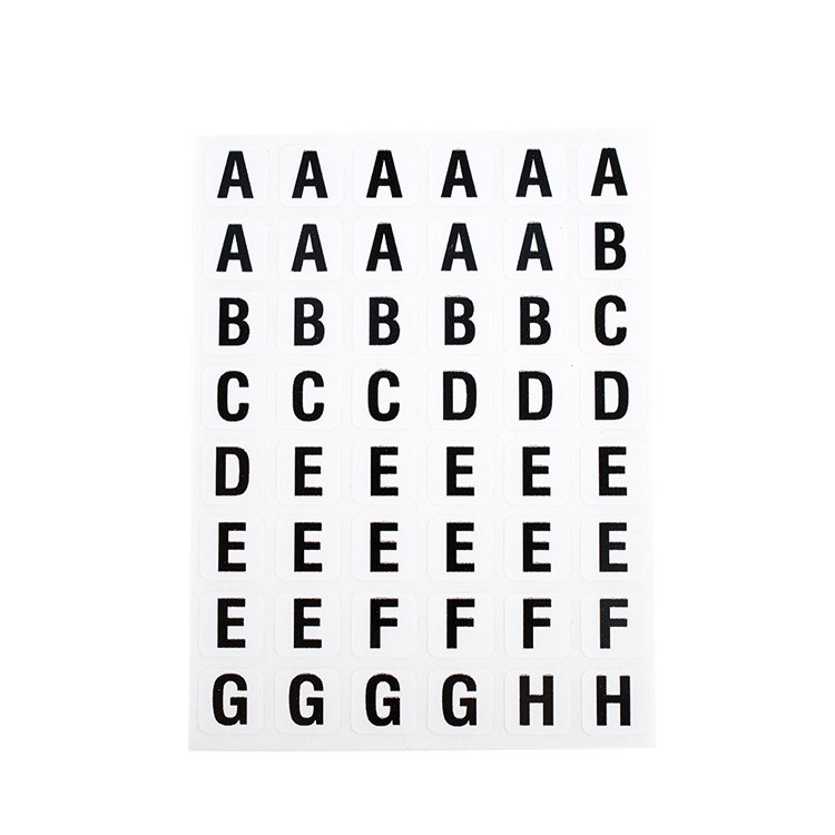 Cheap High Quality Printing Self-Adhesive Letter Sticker