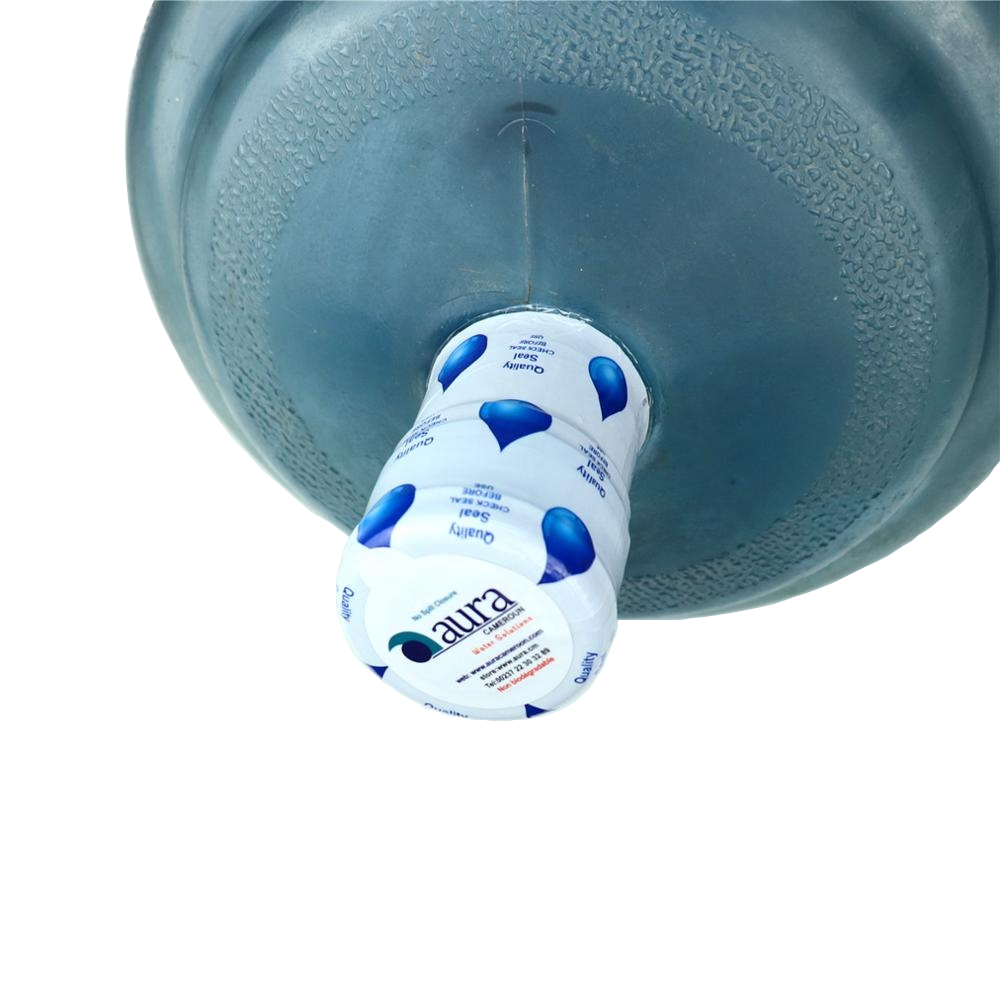 Factory Printing 5 Gallon Water Bottle Sticker Label For Plastic Caps adhesive labels customized