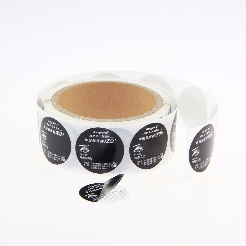 Custom Adhesive Sticker Multilayer Labels Peel Off Sticker Folding Booklet Label For Cosmetic