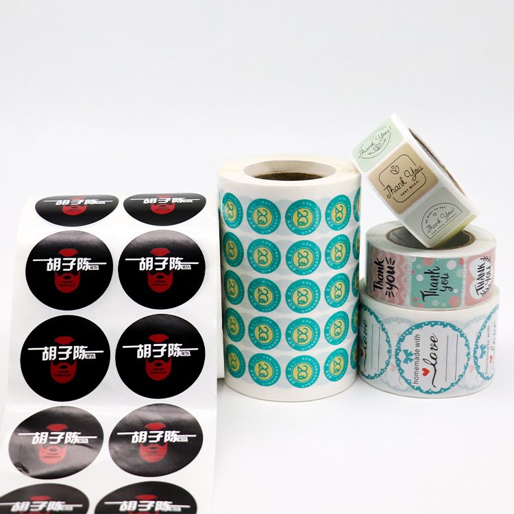 Wholesale Recyclable Custom stickers 100pcs Printed Thank You Stickers For Small Business
