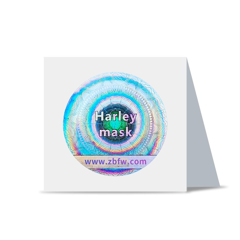 Custom Waterproof European Cup Laser Holographic Pattern Stickers Stamping Foil Hologram Paper Label
