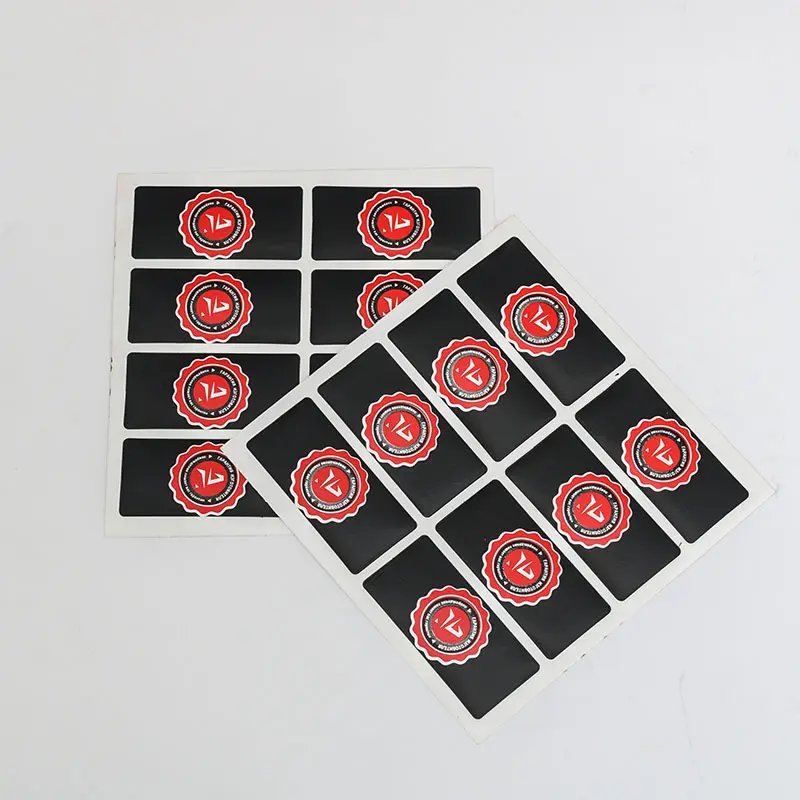 Label Stickers Custom Print Adhesive PVC Logo Label Sticker Adhesive Waterproof Vinyl Label Sticker With Logo Print Die Cut Logo