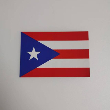 Custom Flag Decal Printing Car Window Bumper Sticker National Small Flag PVC Vinyl Decal Sticker