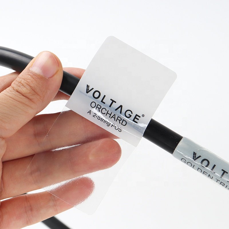 High quality custom printed waterproof and sun resistant photovoltaic wire label sticker roll Line sticker label