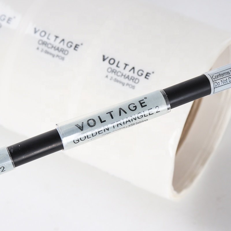 High quality custom printed waterproof and sun resistant photovoltaic wire label sticker roll Line sticker label