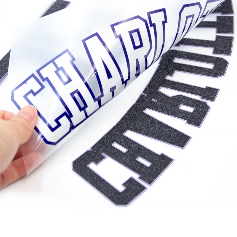 Hot Sale Heat Transfer Number Sticker for Jersey Screen Printed Jersey Number Custom Logo Garment PET Film Offset 2023042802