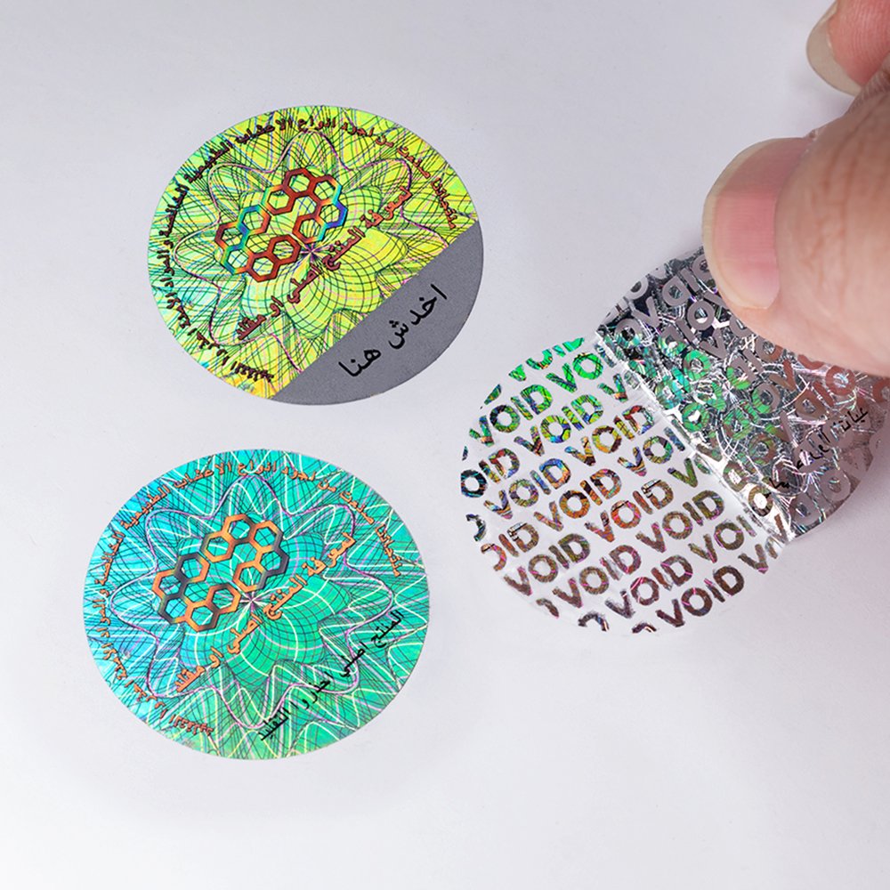 Custom Make Holographic Sticker Label Security Custom Hologram Sticker Label 3D Hologram Sticker