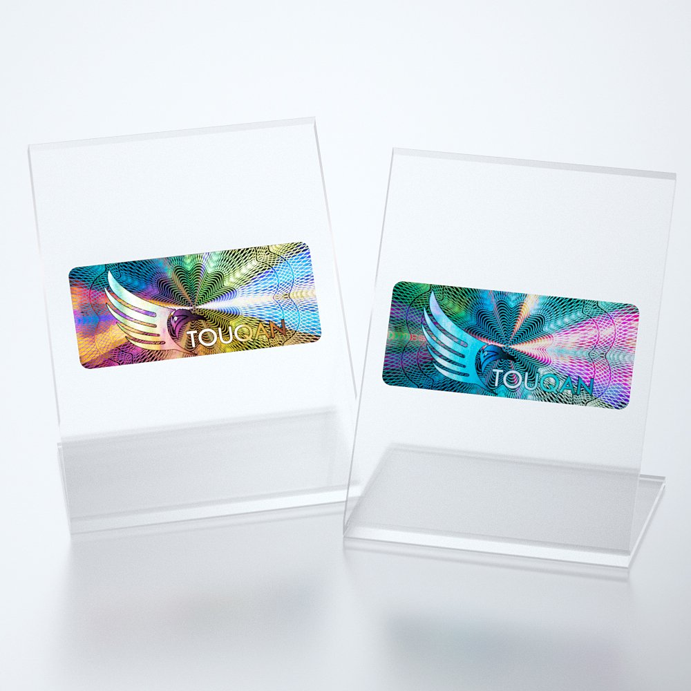 Custom Make Holographic Sticker Label Security Custom Hologram Sticker Label 3D Hologram Sticker