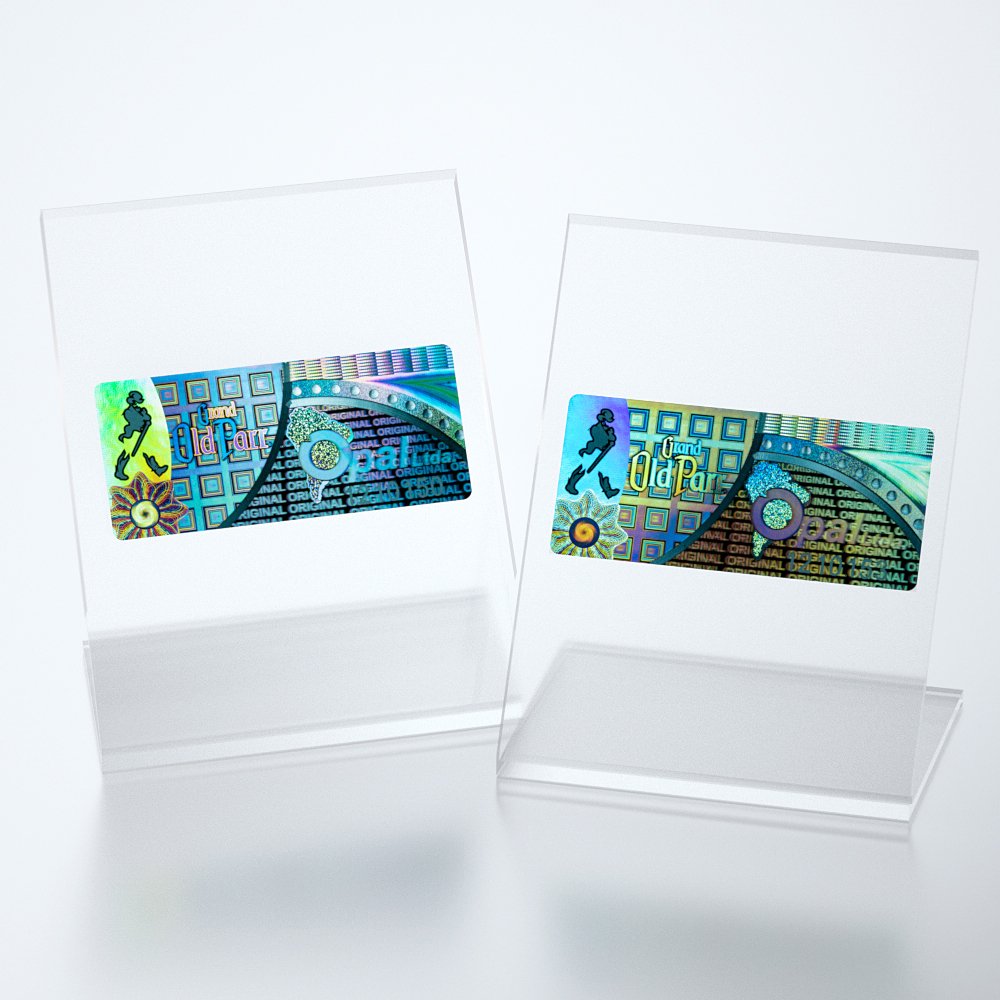 Custom Make Holographic Sticker Label Security Custom Hologram Sticker Label 3D Hologram Sticker