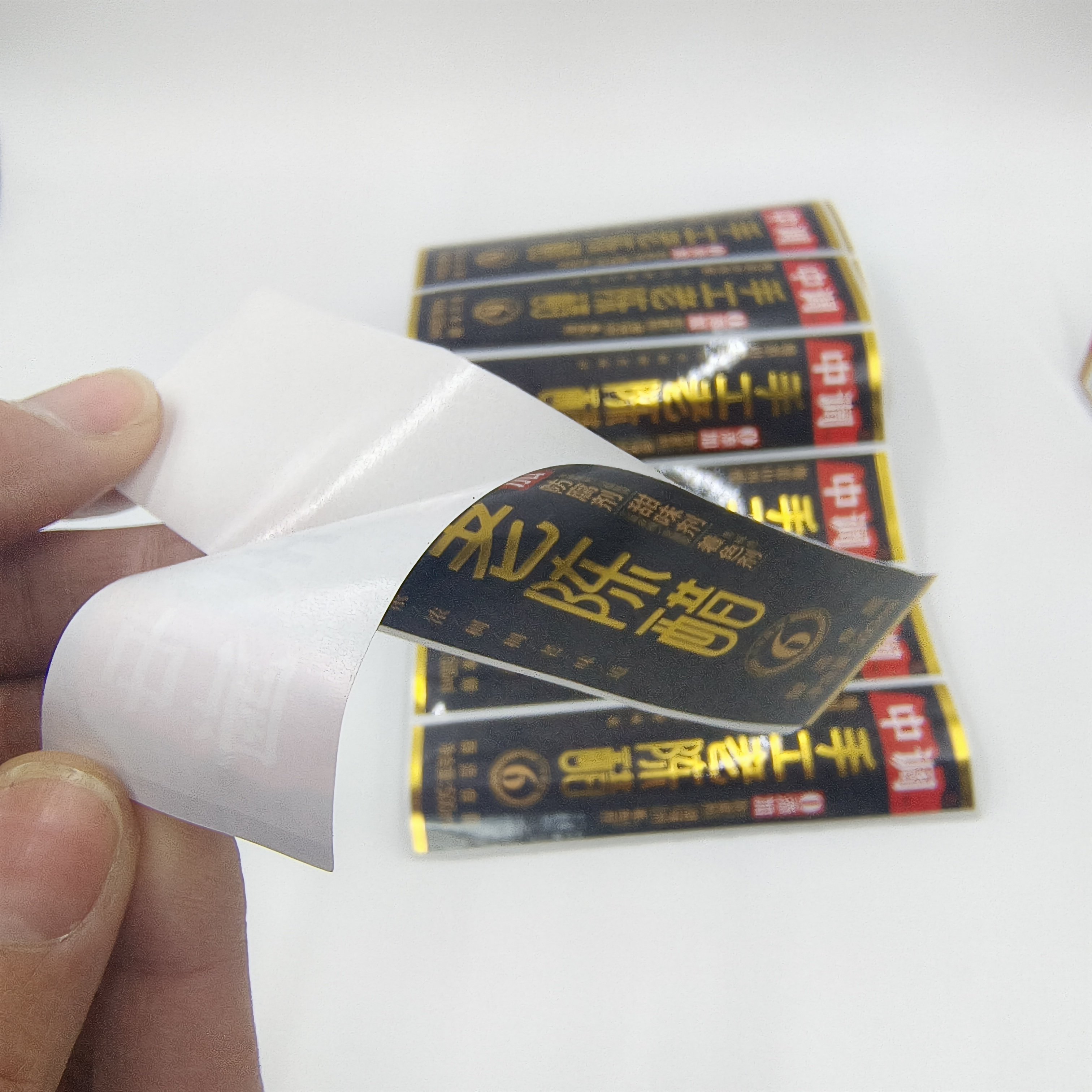 Custom Logo Printed Self-Adhesive Sticker Labels for Tea Food Spice Vinegar Bottles-for Packaging and Printing