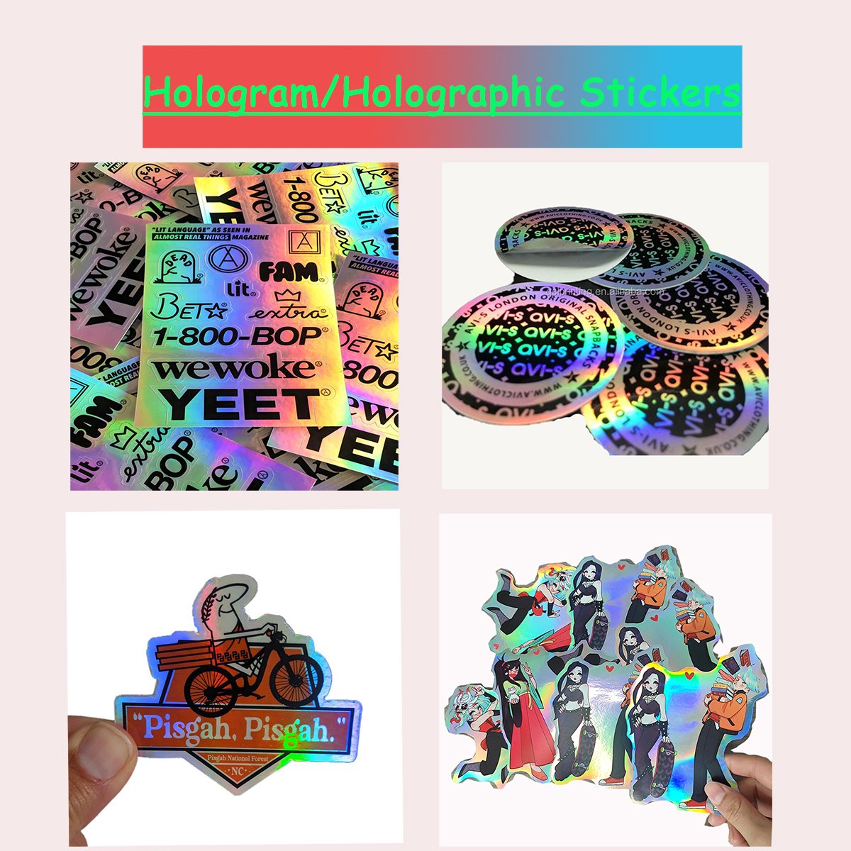 OEM /ODM Custom Destructible Eggshell Stickers sheet Vinyl stickers Label Paper Graffiti Paint Use die cut or kiss cut sticker