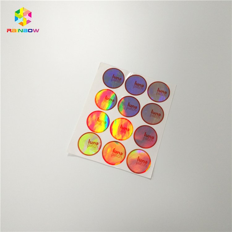 Anti counterfeiting security printing custom 3d authenticity hologram seal sticker