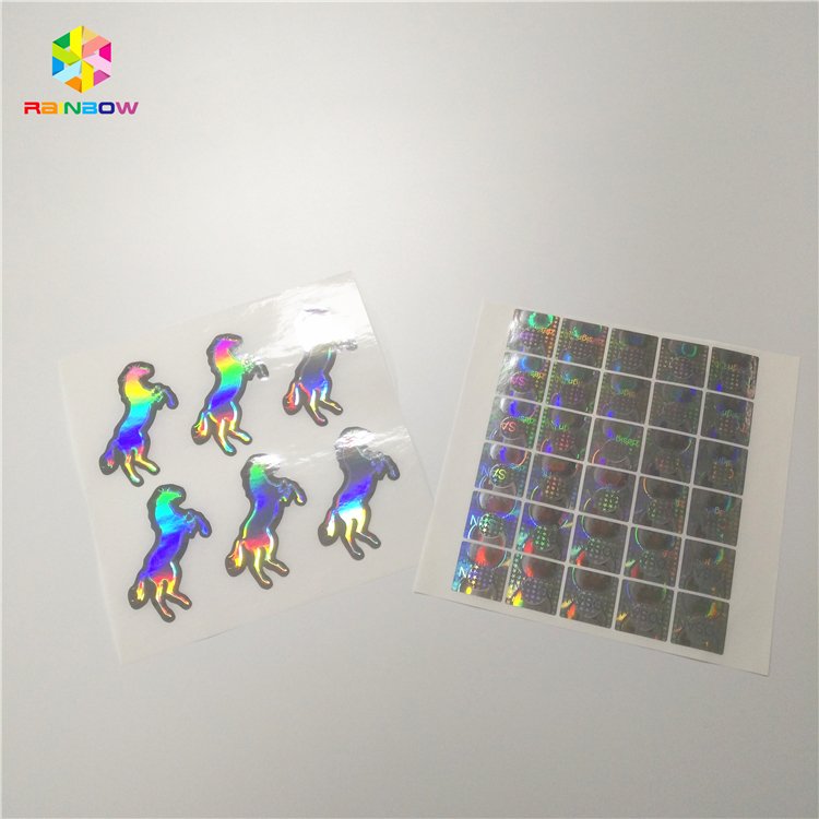Anti counterfeiting security printing custom 3d authenticity hologram seal sticker