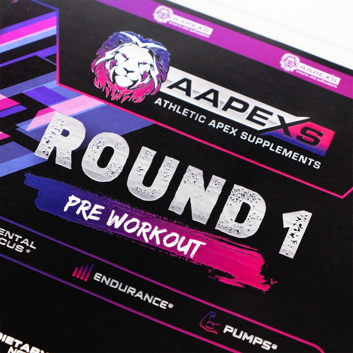 Custom Premium Label 3D Varnish Foil Spot UV Embossed Printing Whey Protein Nutrition Bottle Supplement Packaging Sticker Labels