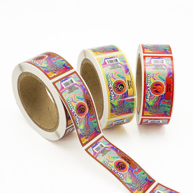 Custom Waterproof Adhesive Shower Gel Personal Care Packaging Label Shampoo Conditioner Bottles Logo Vinyl Stickers