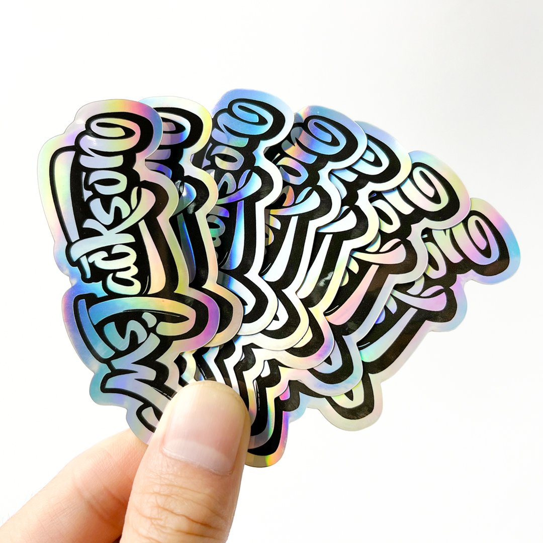 Personalized Decoration adhesive printing cartoon waterproof die cut car vinyl sticker custom logo stickers