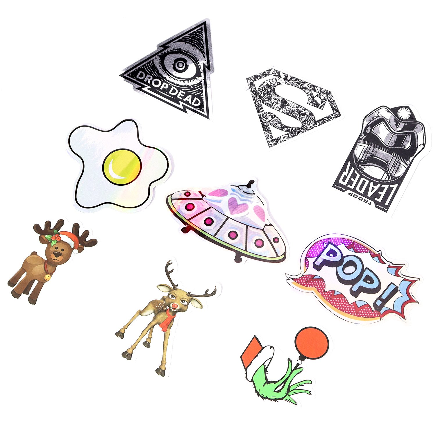 Personalized Decoration adhesive printing cartoon waterproof die cut car vinyl sticker custom logo stickers