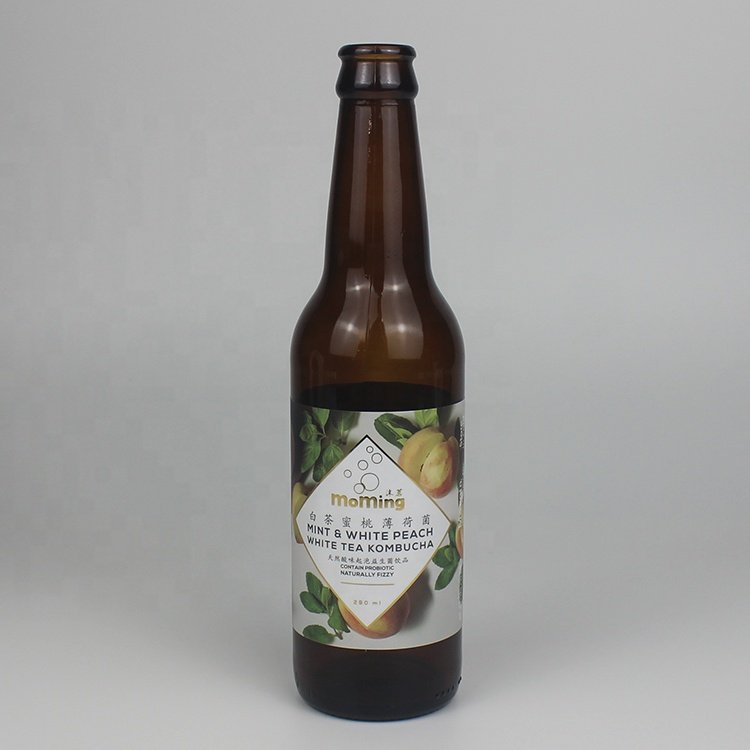 Custom Waterproof Craft Beer Glass Bottle Label Beer Sticker With Gold Foil Beer 330ml Can Bottle Sticker Vinyl Sticker Printing