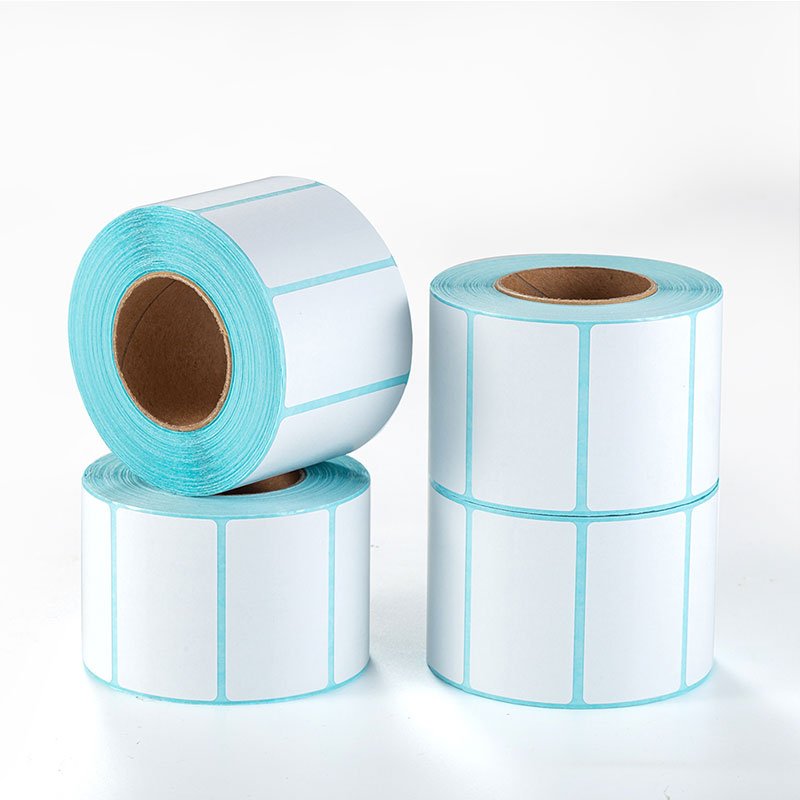 Tengen Free Samples 30*20mm/40*20mm/40*30mm Waterproof Adhesive Thermal Label Waybill Sticker Paper