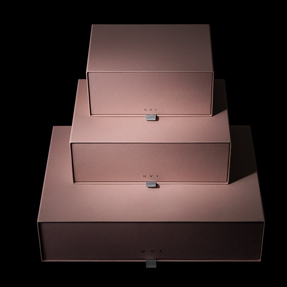 OEM factory custom luxury flip top cardboard lovely pink paper packaging gift boxes, drawer cosmetics cardboard packaging boxes