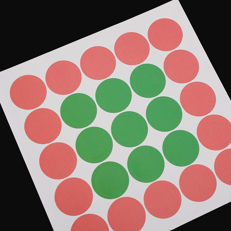 Simple Stylish Stickers Custom Self Adhesive Color Dot Circle Self-adhesive Label