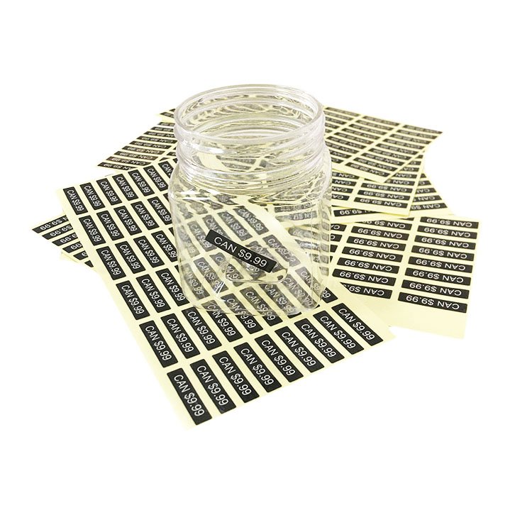China sticker printing self adhesive glossy label price barcode sticker label sheet