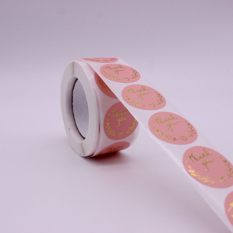 Vynal Rose Gold Vinyl PVC Print Thick Ice Cream Cup Paper Bopp Silver Met HS Code Own Logo Luxury Label Sticker In Plastic