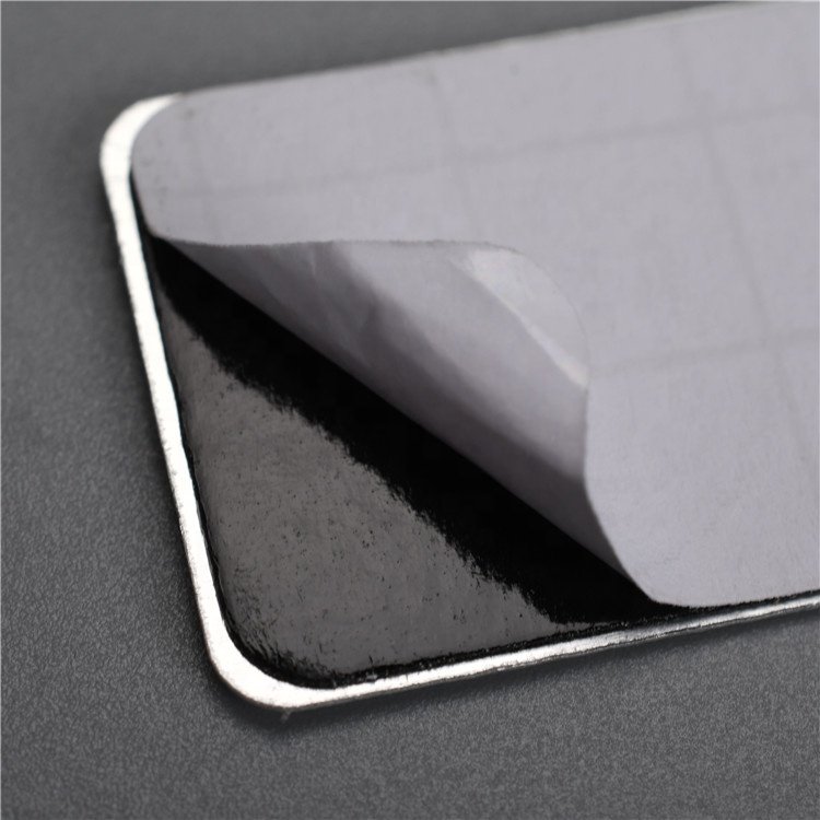 OEM Electroplating Embossed Custom Tag Nickel Logo Metal Label Sticker