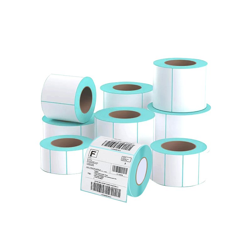 Hihg Quality Heat Transfer Thermal Barcode Labels Direct Thermal Sticker Paper Roll
