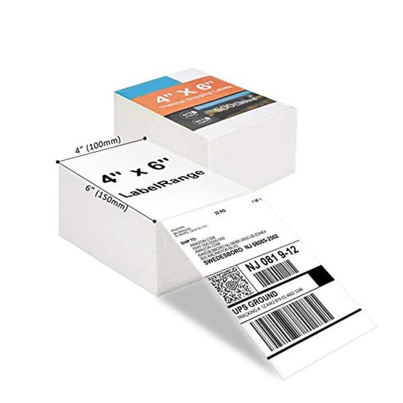 Hihg Quality Heat Transfer Thermal Barcode Labels Direct Thermal Sticker Paper Roll