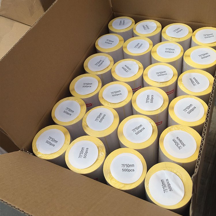 Hihg Quality Heat Transfer Thermal Barcode Labels Direct Thermal Sticker Paper Roll