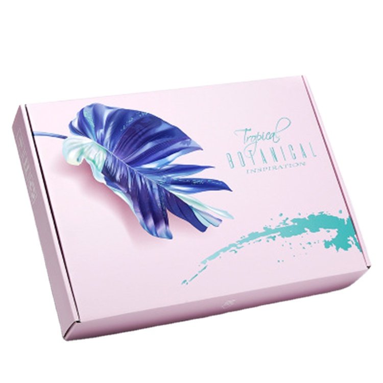 Packaging Pink Corrugated Paper Shipping Boxes Small Gift Box Customised Mailer Boxes