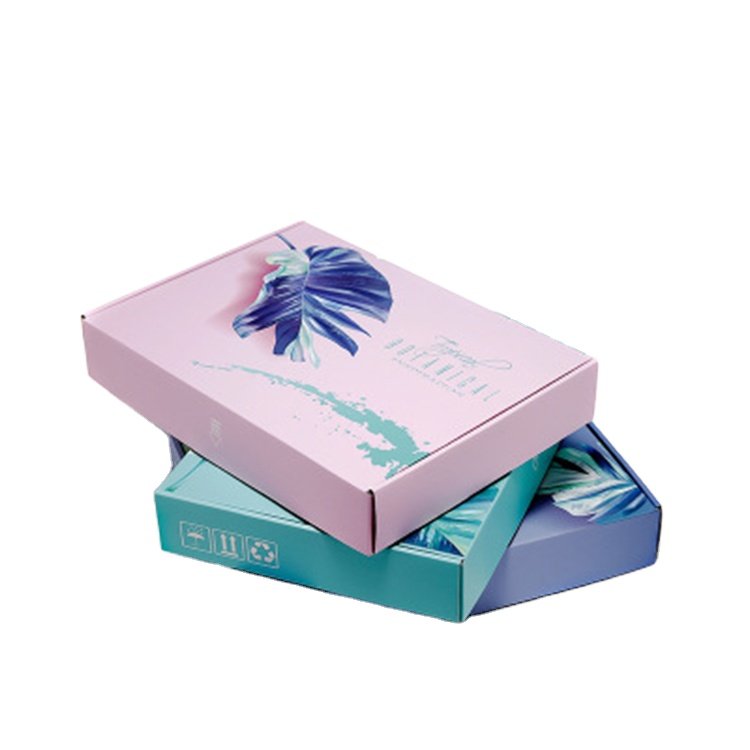 Packaging Pink Corrugated Paper Shipping Boxes Small Gift Box Customised Mailer Boxes