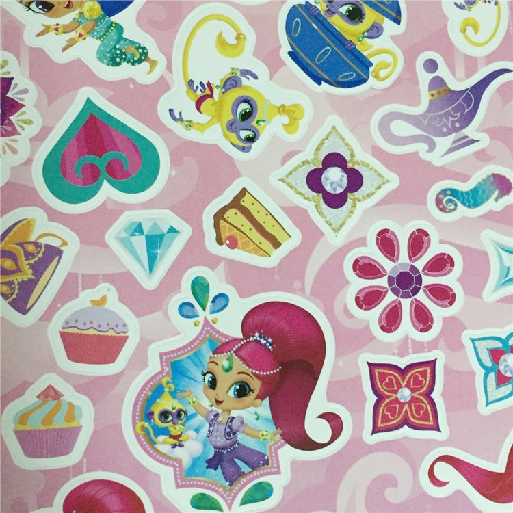Top Fashion mini children magic water painting book coloring book for children with stickers