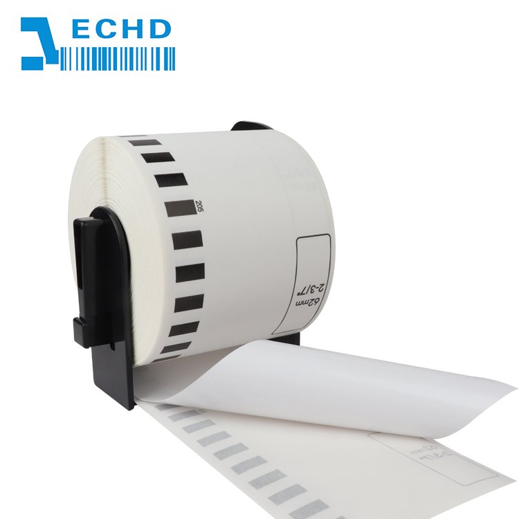 Compatible Label Rolls Dk22205 Dk2205 For Borther Ql Printers 62mmx30.48m