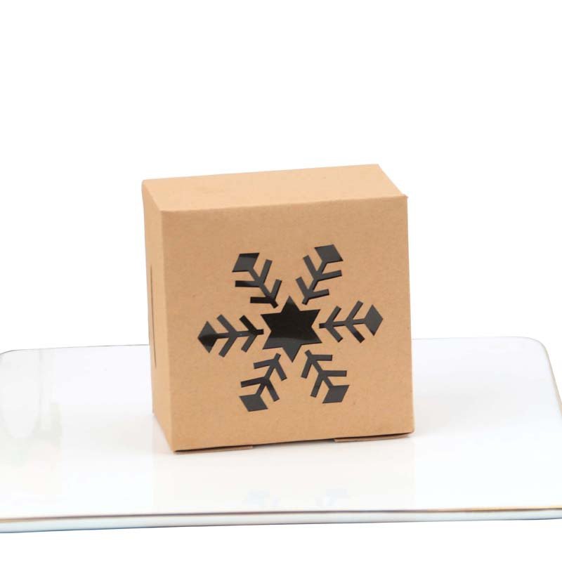 Custom Kraft Paper Boxes Cookie Chocolate For Party Christmas Candy Box Wedding Favor With PVC Window