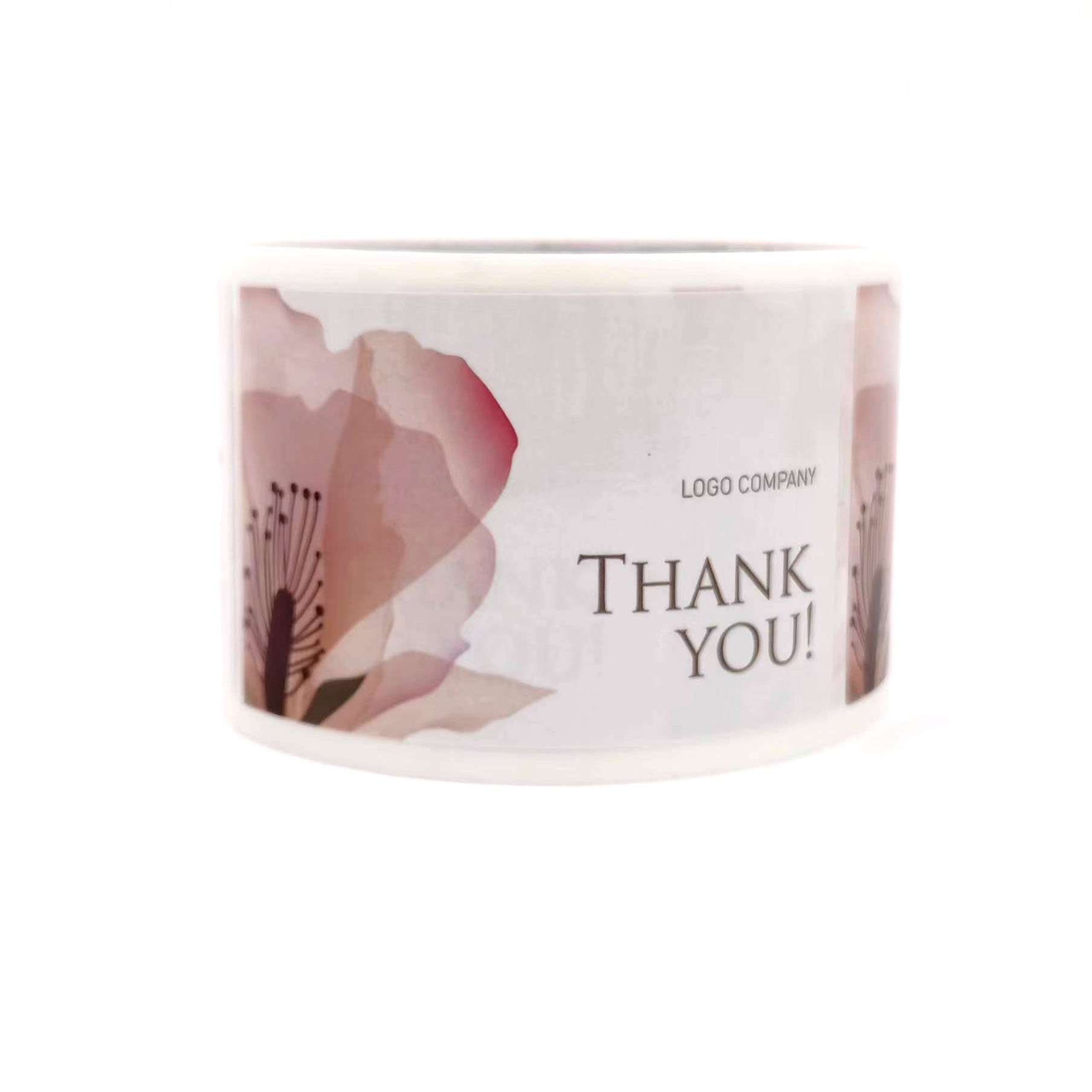 custom adhesive waterproof packaging cosmetic personalised round roll printed logo bottle labels stickers