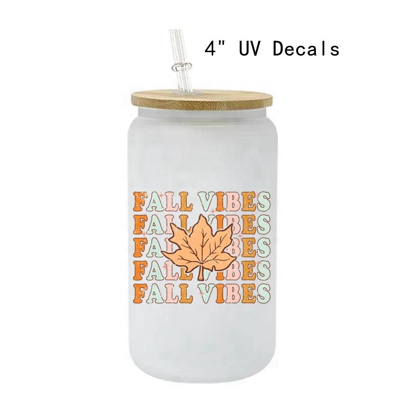 100+Custom Print Father Day Mother 3D UV DTF Cup Decals 3Inch Wide Affirmation Seasonal Love UV DTF Decal Wrap Transfer Stickers