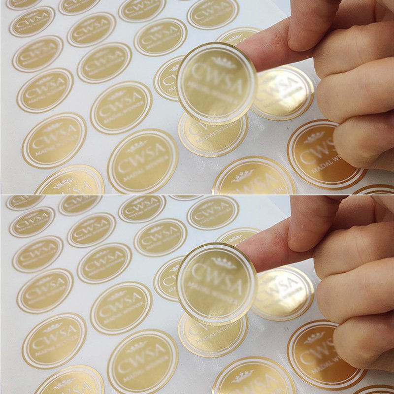 Self-adhesive Irreversible Labels Die Cut Sticker Custom Printed Adhesive Label Sticker Paper Waterproof Logo Stickers Accept