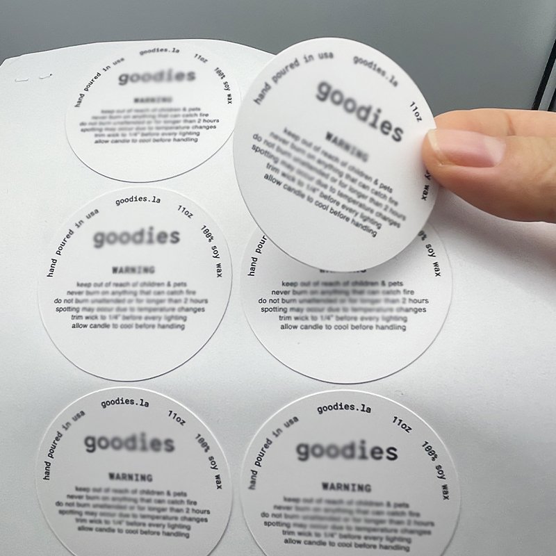 Self-adhesive Irreversible Labels Die Cut Sticker Custom Printed Adhesive Label Sticker Paper Waterproof Logo Stickers Accept