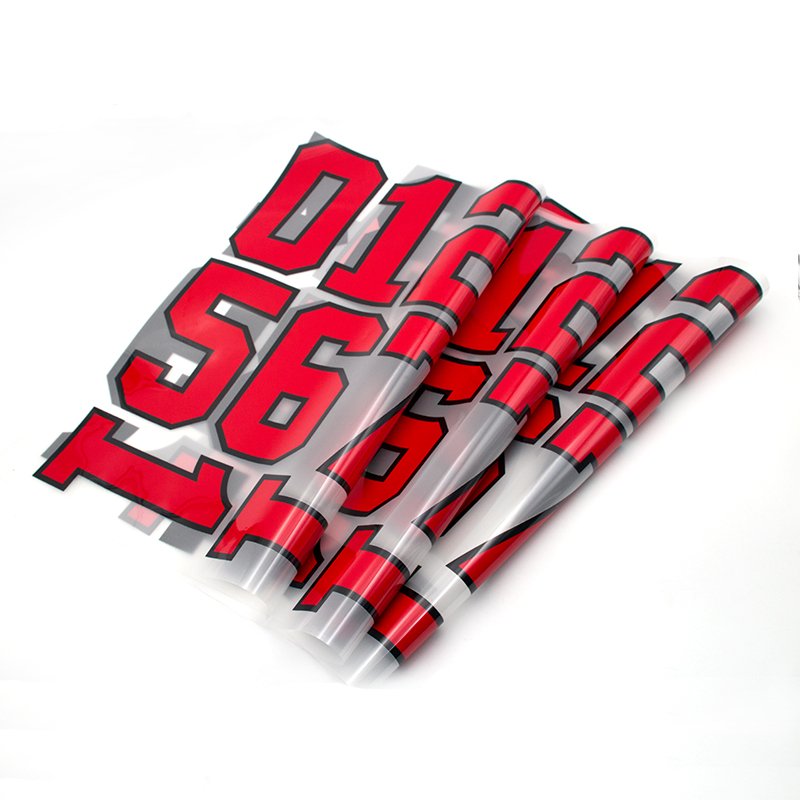 DTF Transfer Paper Printed Iron On Plastisol Stickers For Clothes Screen Print Custom Designs Jersey Number Heat Transfers