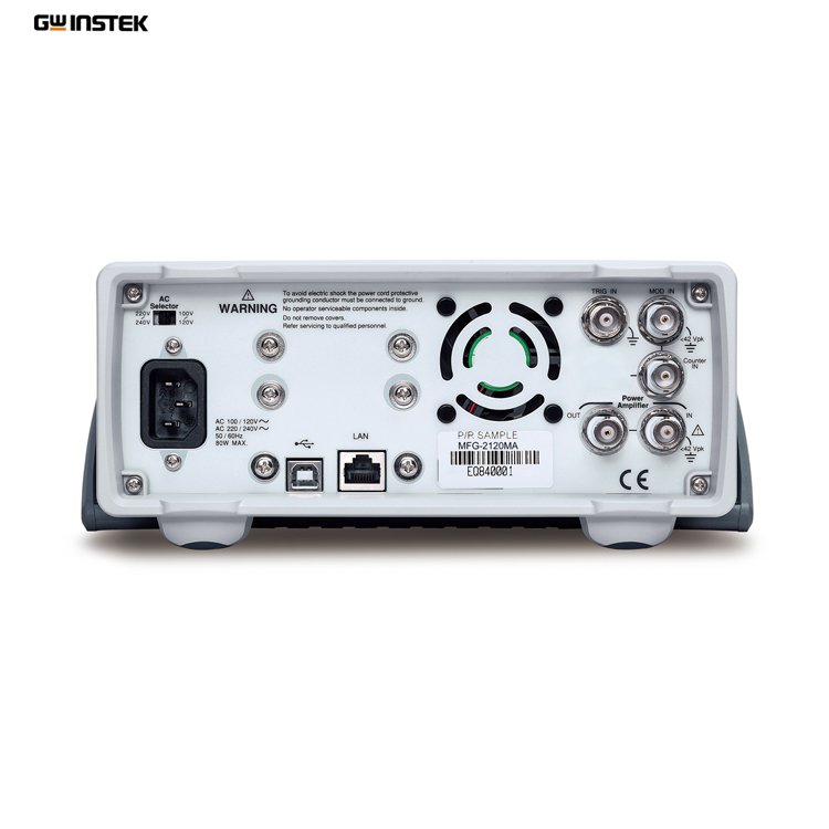 Gwinstek AFG-2225 25MHz Basic dual-channel arbitrary wave signal source RF cable Signal generator