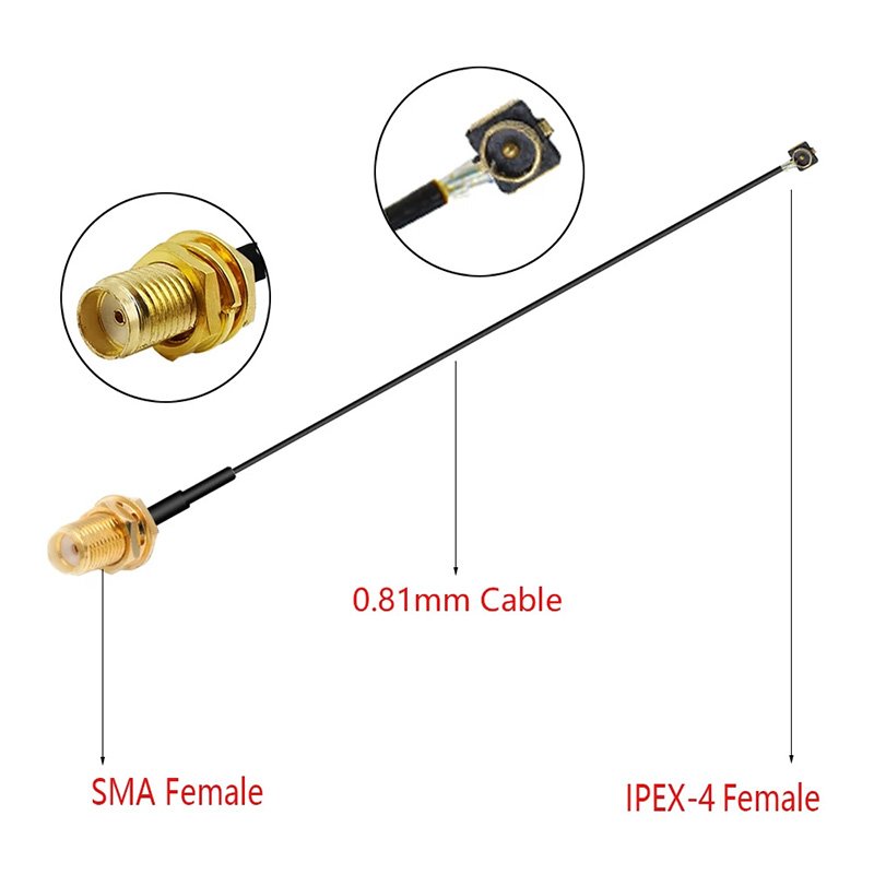 TV Antenna Ipex to SMA Male RF081 Communication Extension Line, Stable Signal Reception Second Hand Lens 55mm F1. 8 ROHS 0-6ghz