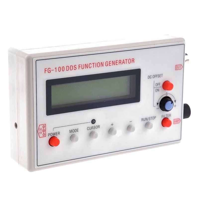 DDS function signal generator sine wave+triangle+square wave output frequency 1HZ-500KHz
