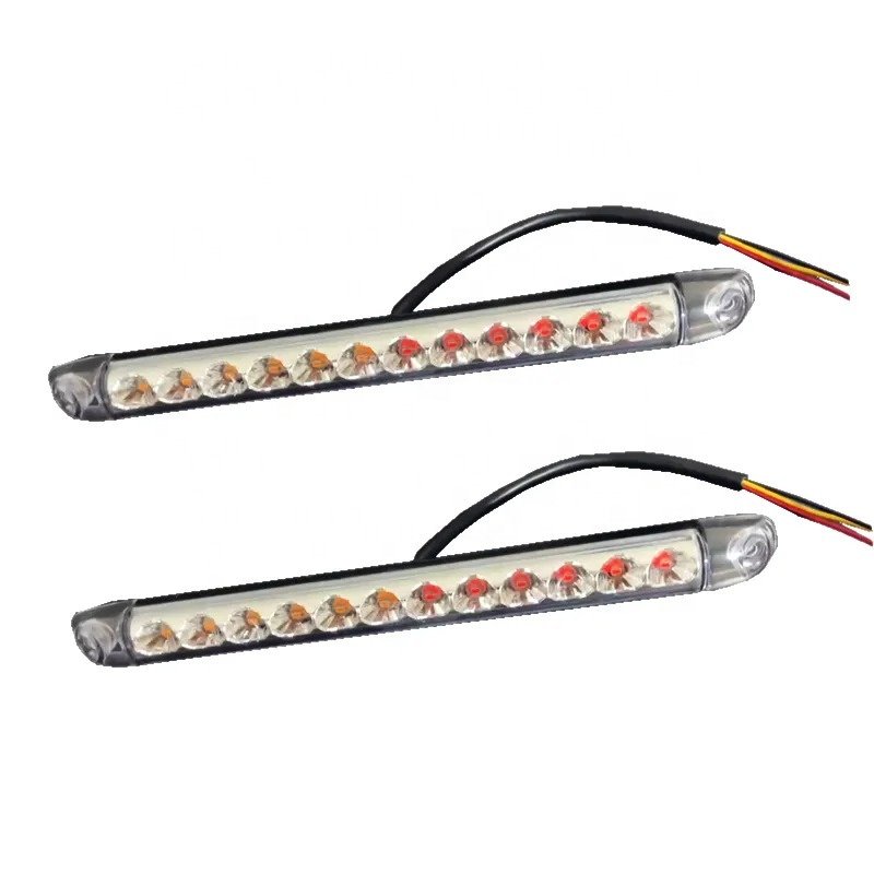 12 LED Rear Lamp Universal indicator light 12V/24V Combination LED tail light FLOWING type