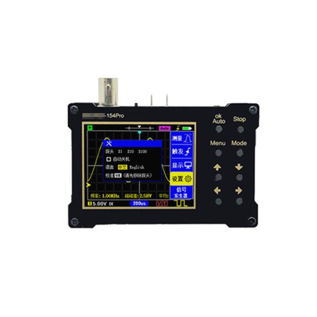 DSO154Pro 2.4-inch Screen Digital Oscilloscope 18MHz Analog Bandwidth Support Signal Generator