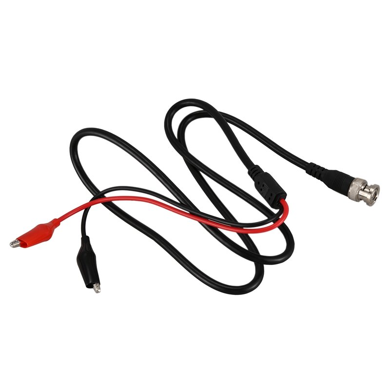 FG-100 DDS Function Signal Generator Frequency Counter 1Hz - 500Khz & 1Pcs P1011 BNC Q9 Male Double Dot Alligator clip Oscillosc