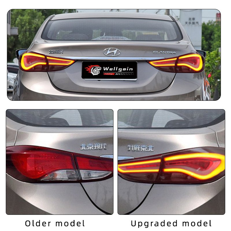 Archaic manufacturer For Elantra 5th generation LED sequential turn signal backlight tail lamp 2011-2016 for Hyundai Elantra