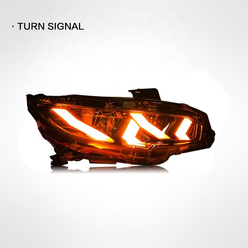 Suitable for Honda Civic 10th generation LED headlight assembly modification daytime running light streamer turn signal lamp