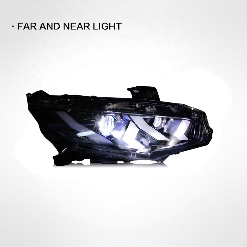 Suitable for Honda Civic 10th generation LED headlight assembly modification daytime running light streamer turn signal lamp